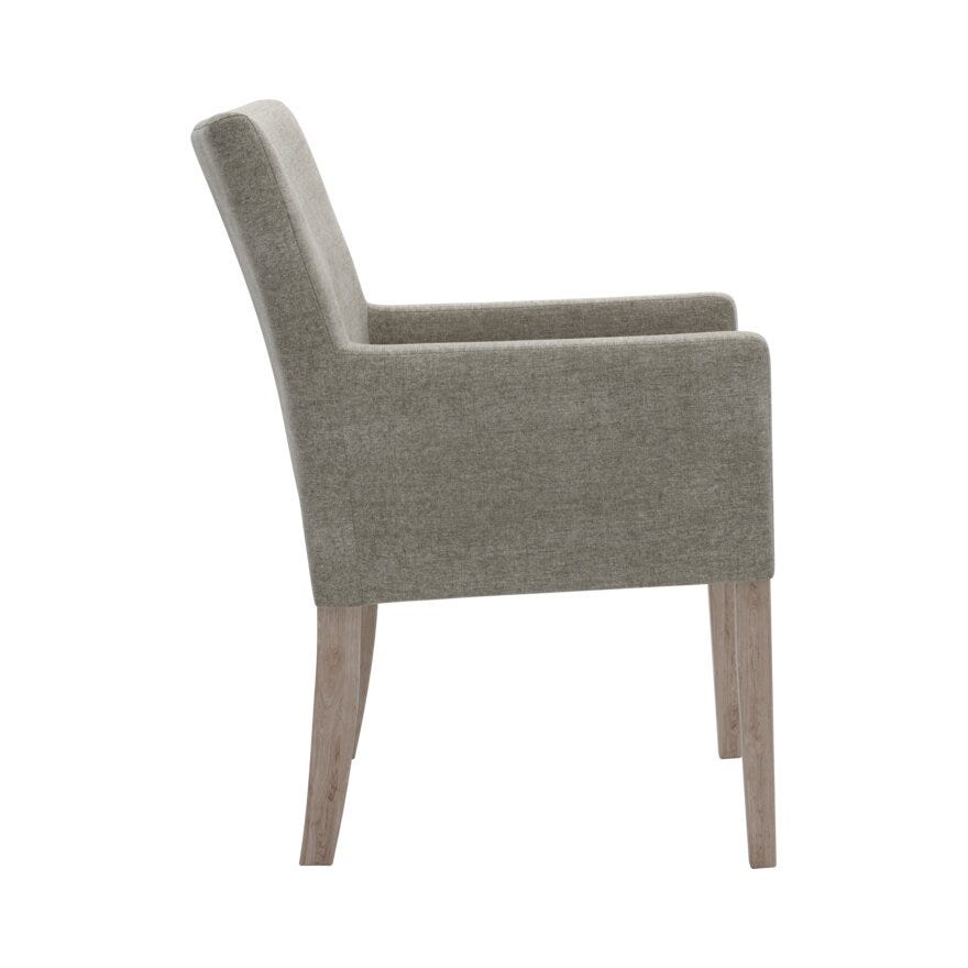 Jakobsen ELLA (M) Spisestol med armlene i Beige/natur