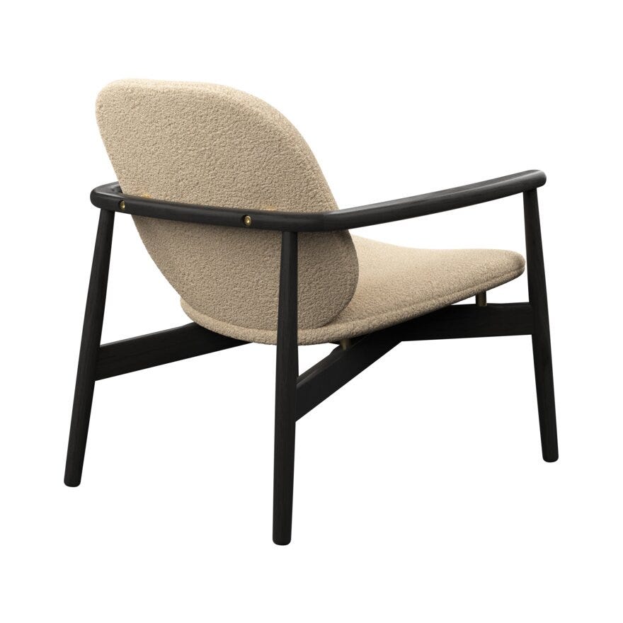 FJELL Loungestol i Beige/natur