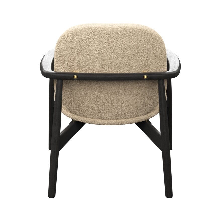 FJELL Loungestol i Beige/natur