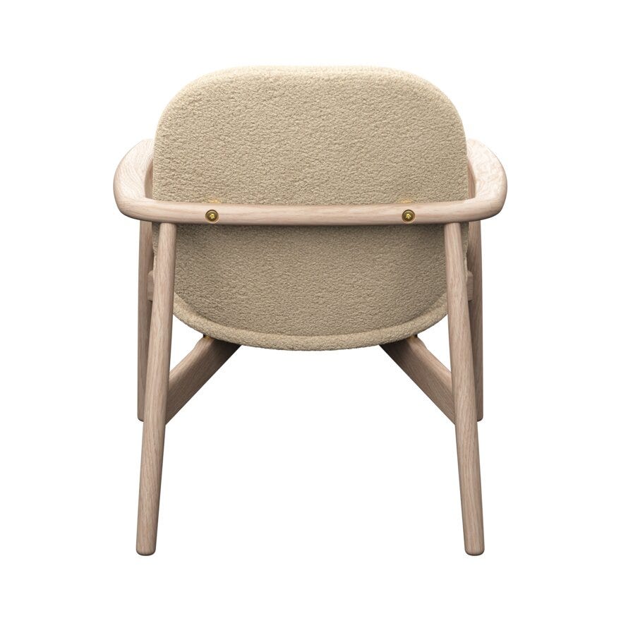 FJELL Loungestol i Beige/natur