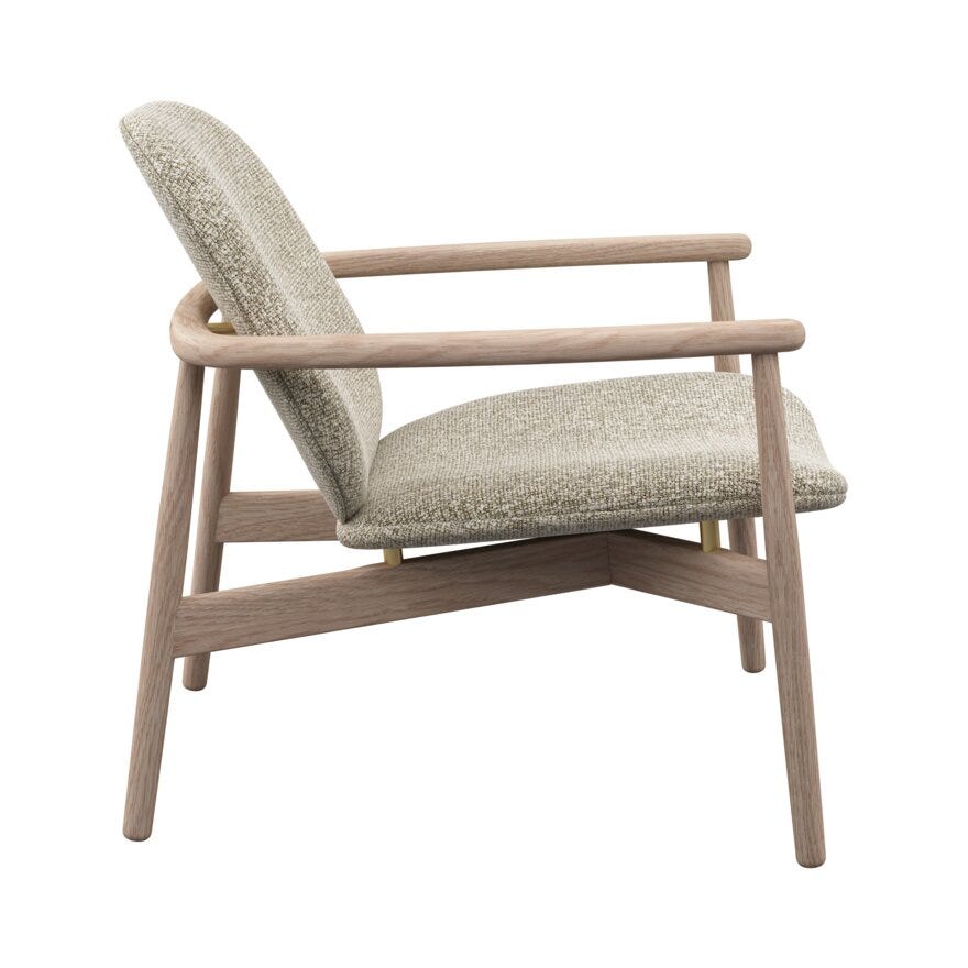 FJELL Loungestol i Beige/natur