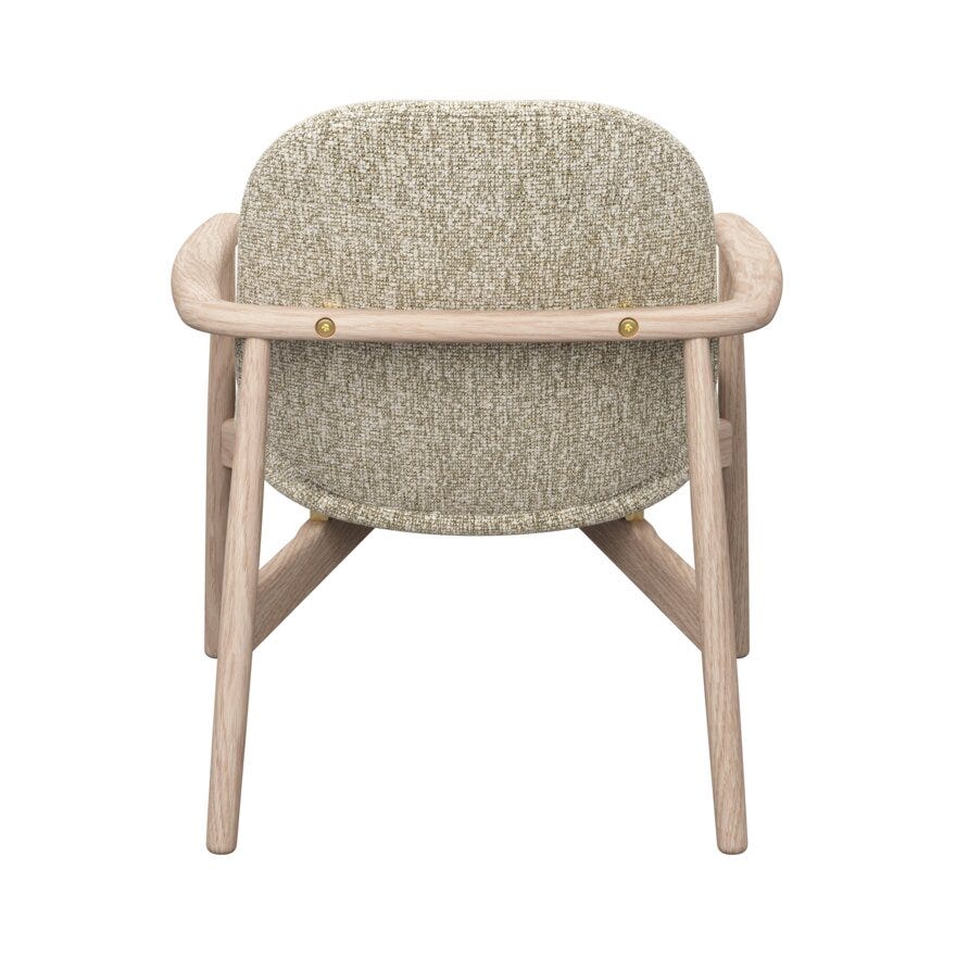 FJELL Loungestol i Beige/natur