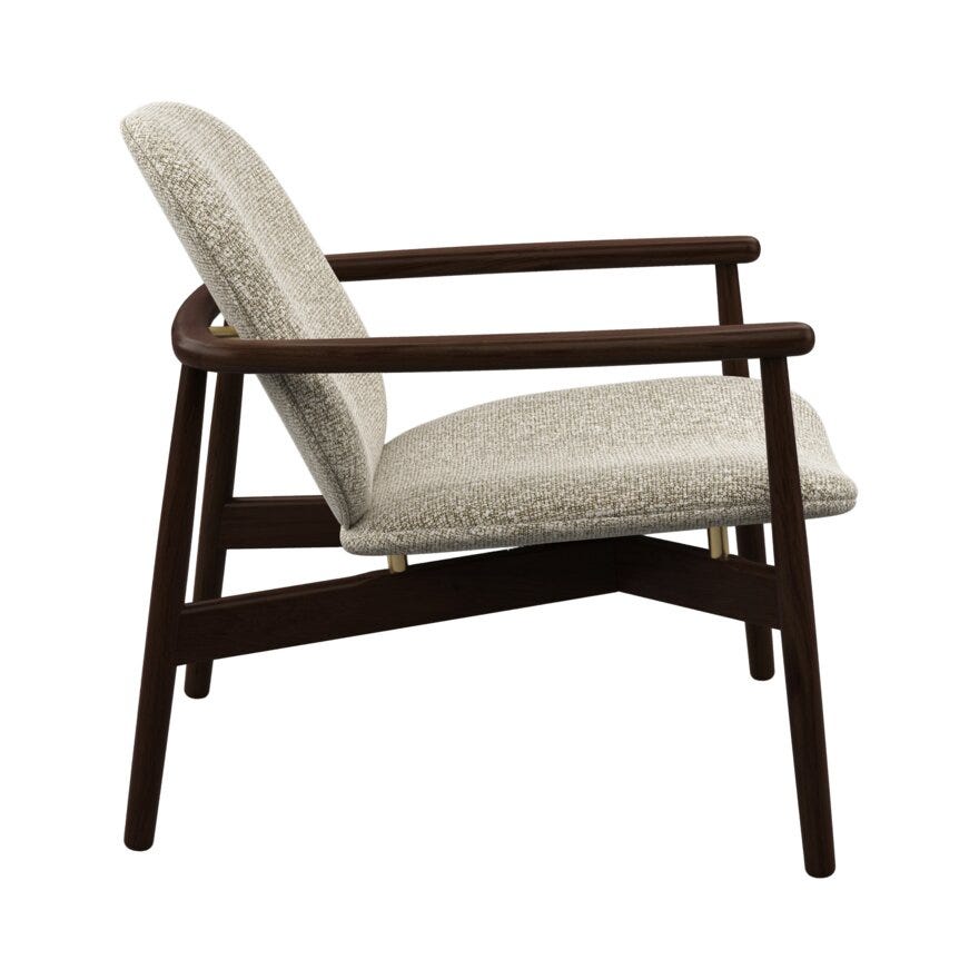 FJELL Loungestol i Beige/natur