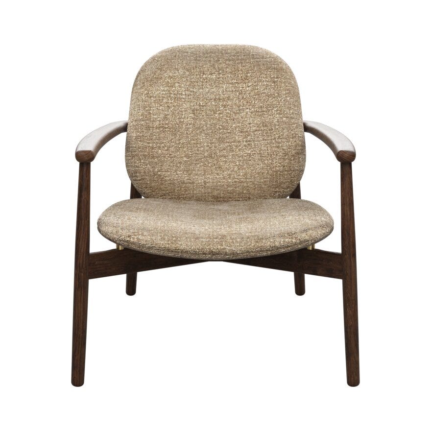 FJELL Loungestol i Beige/natur