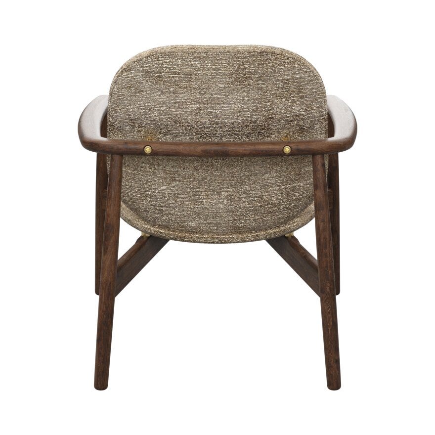 FJELL Loungestol i Beige/natur