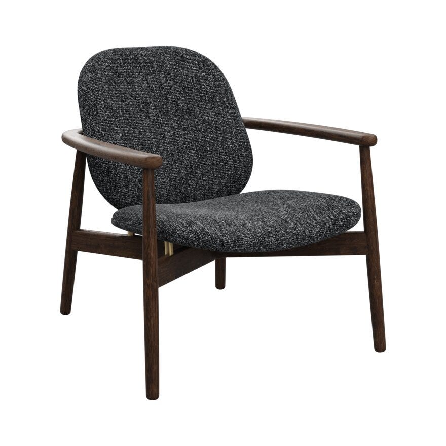 FJELL Loungestol i Grå