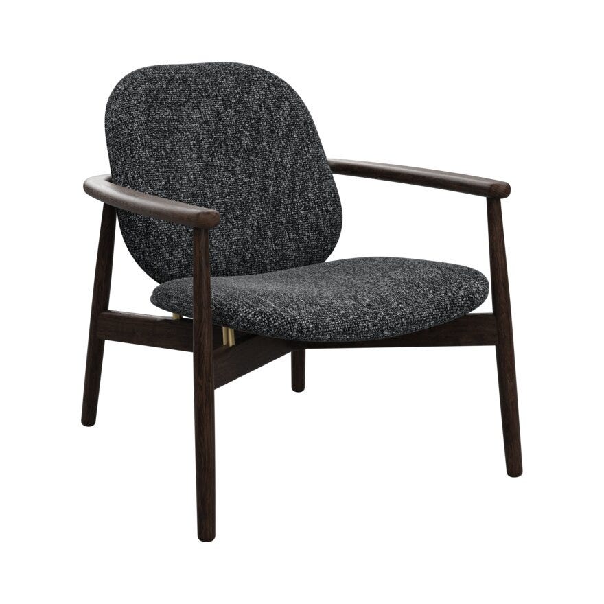 FJELL Loungestol i Grå