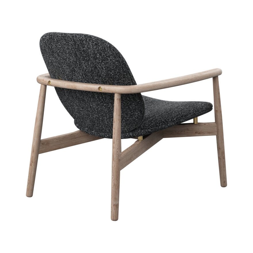 FJELL Loungestol i Grå