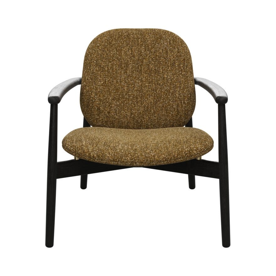 FJELL Loungestol i Gul