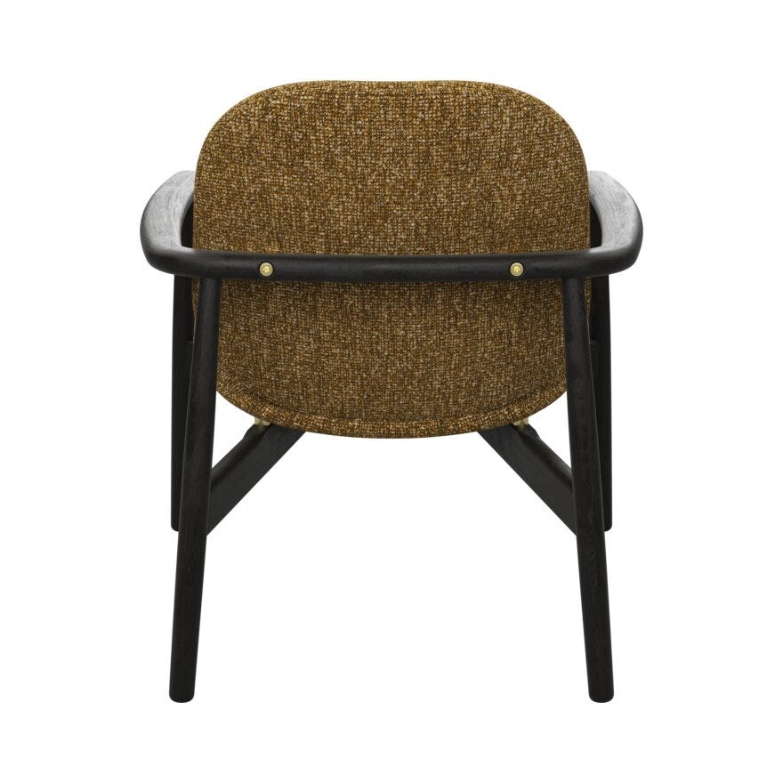 FJELL Loungestol i Gul