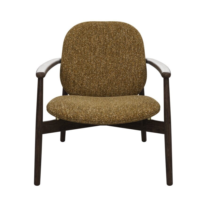 FJELL Loungestol i Gul