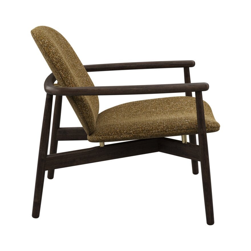 FJELL Loungestol i Gul