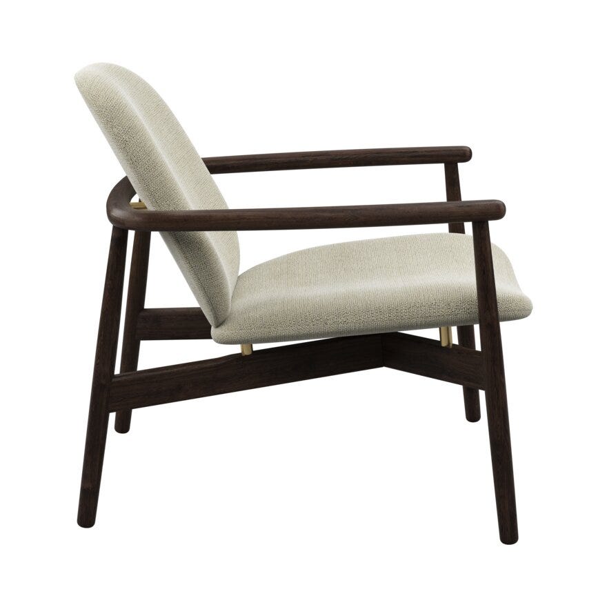 FJELL Loungestol i Beige/natur