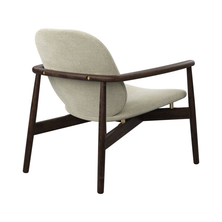 FJELL Loungestol i Beige/natur