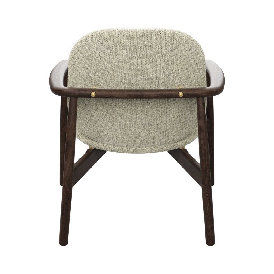 FJELL Loungestol i Beige/natur