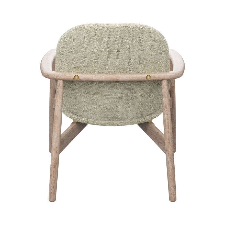 FJELL Loungestol i Beige/natur