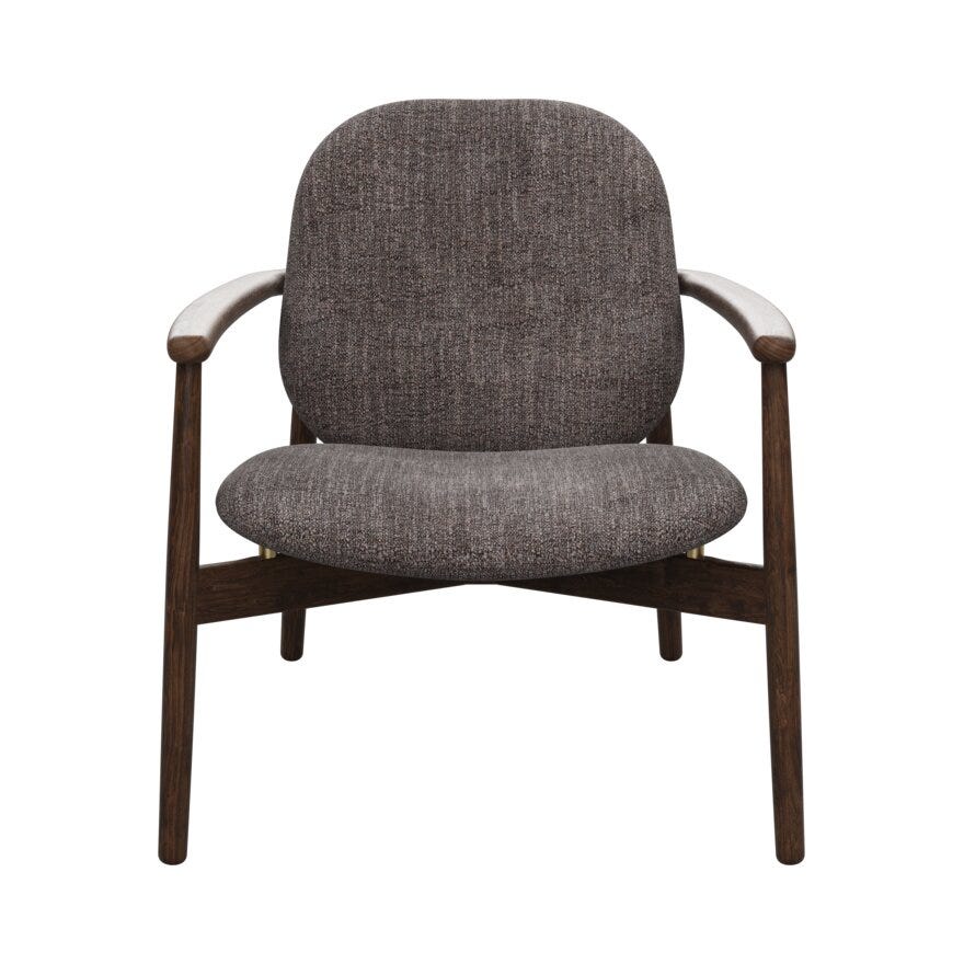 FJELL Loungestol i Brun