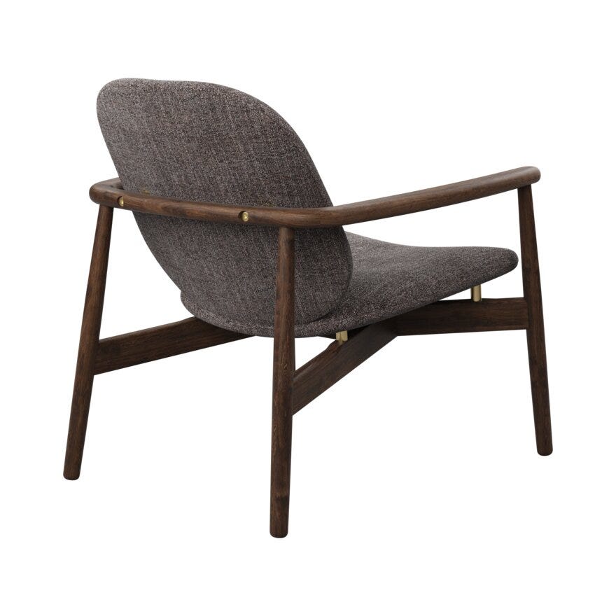 FJELL Loungestol i Brun