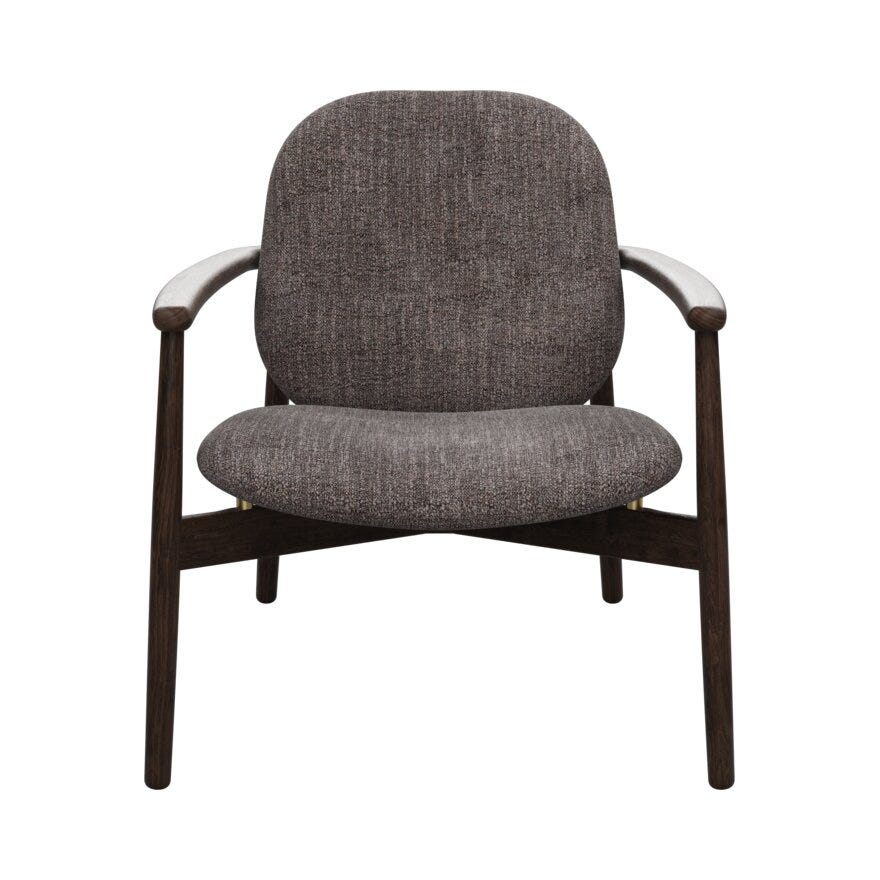 FJELL Loungestol i Brun