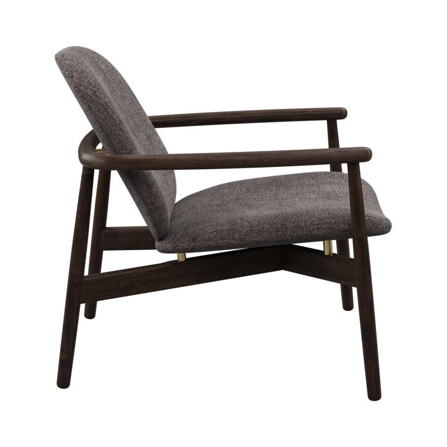 FJELL Loungestol i Brun