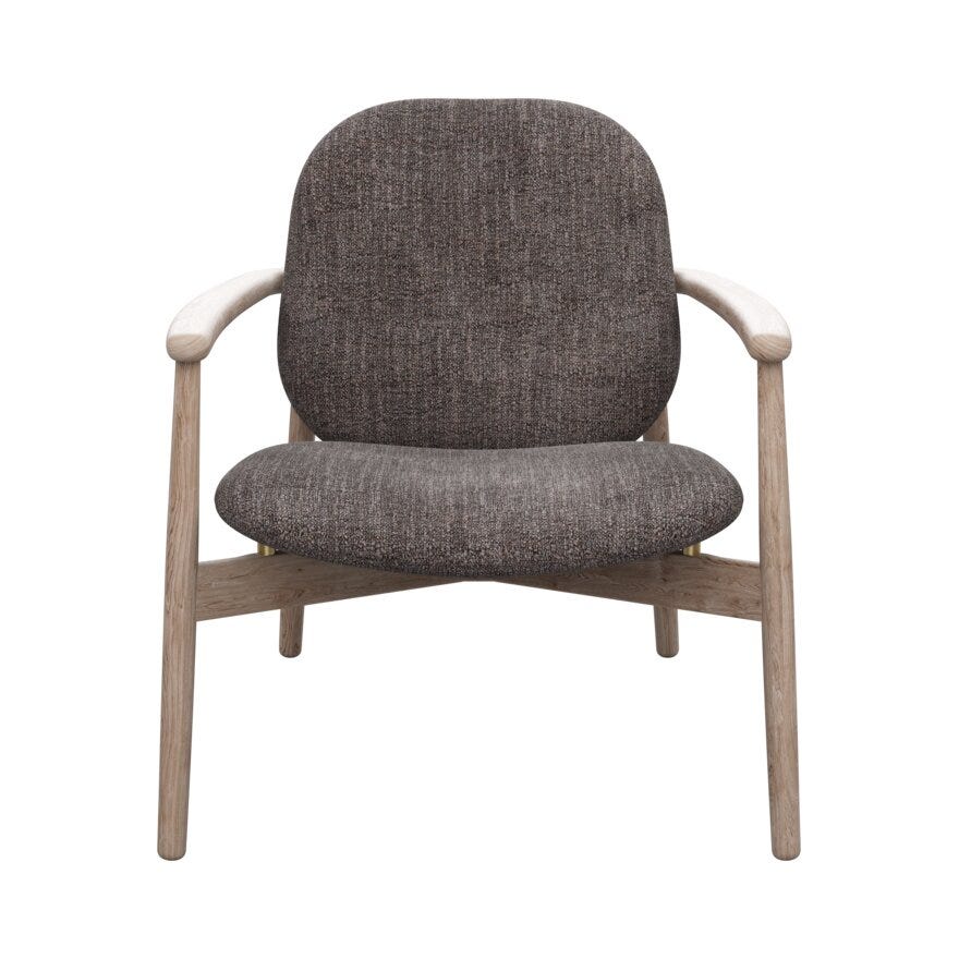 FJELL Loungestol i Brun
