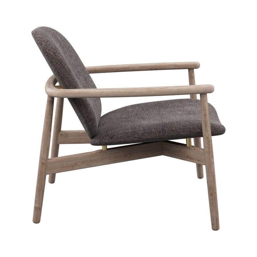 FJELL Loungestol i Brun