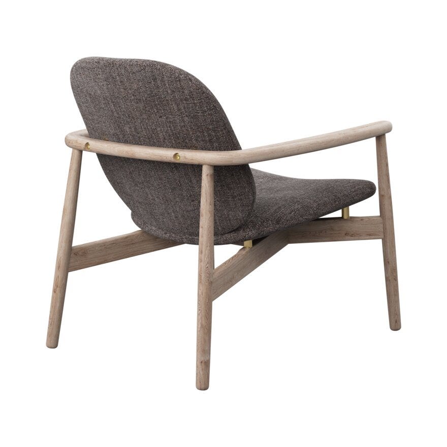 FJELL Loungestol i Brun
