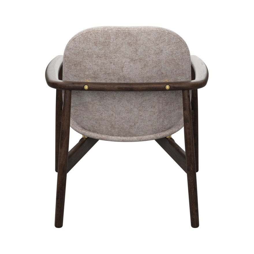 FJELL Loungestol i Beige/natur