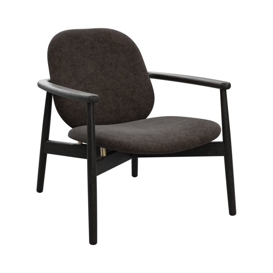 FJELL Loungestol i Brun
