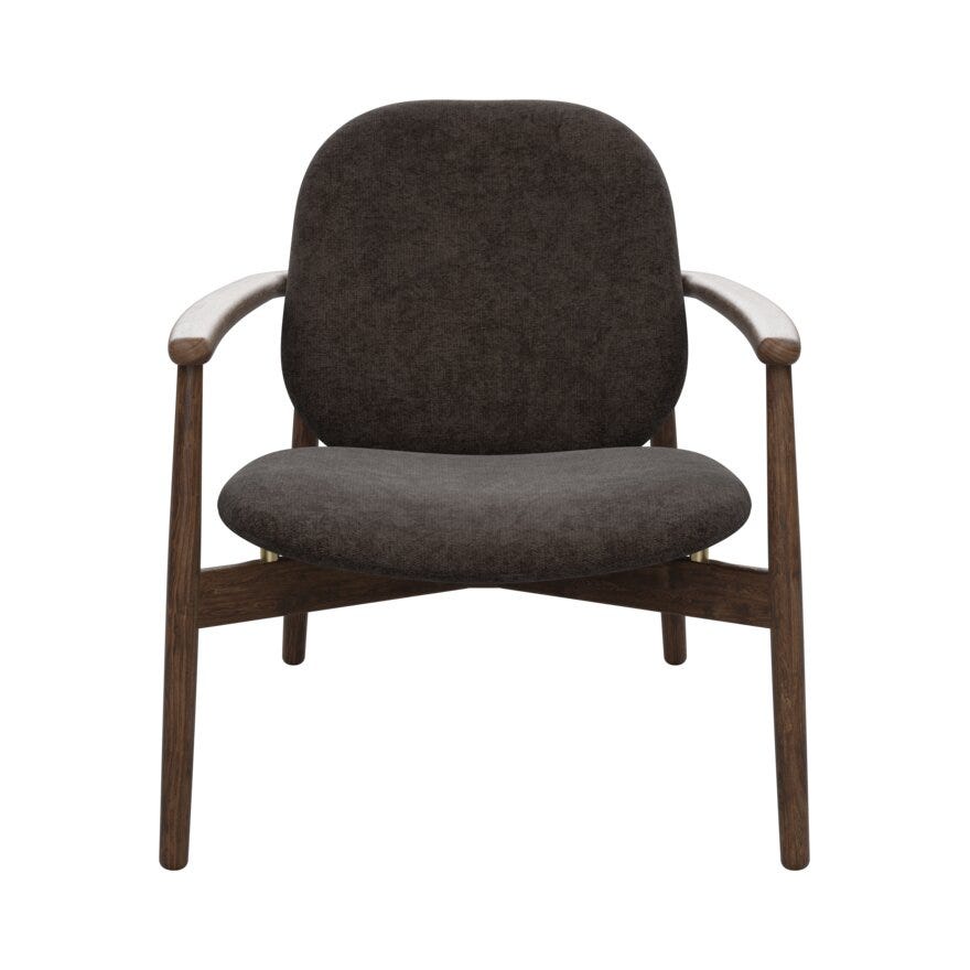 FJELL Loungestol i Brun