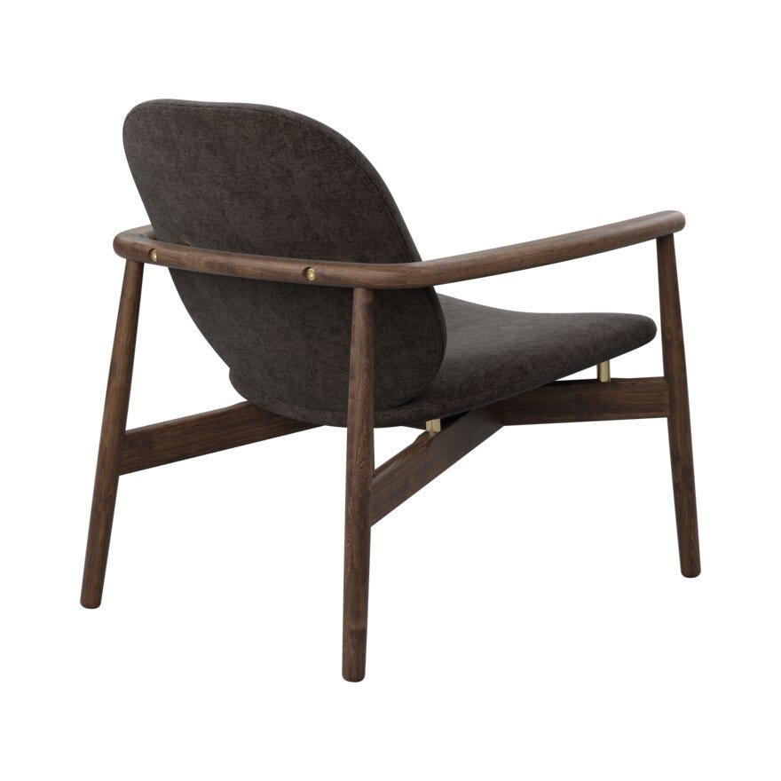 FJELL Loungestol i Brun