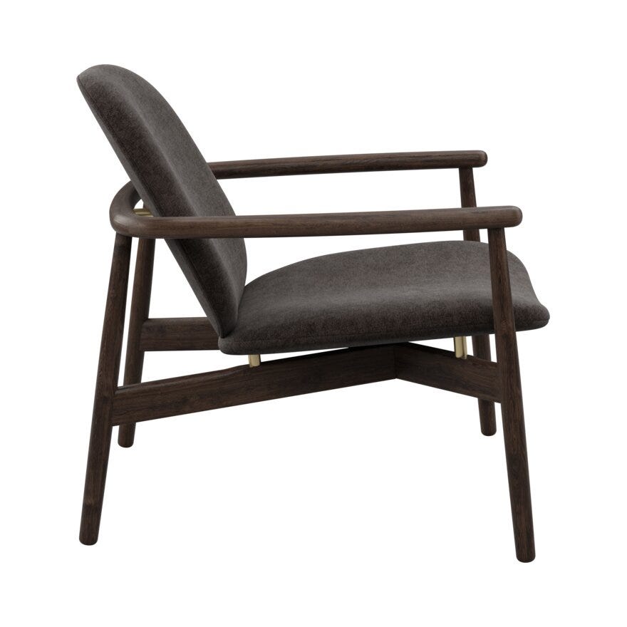 FJELL Loungestol i Brun