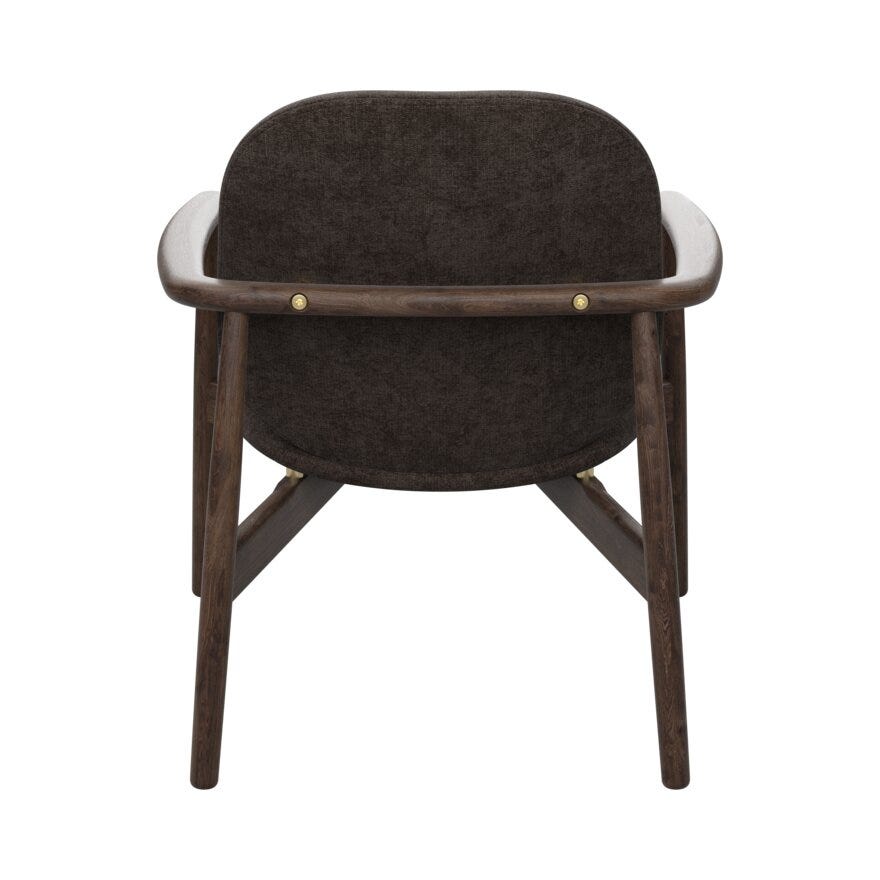 FJELL Loungestol i Brun