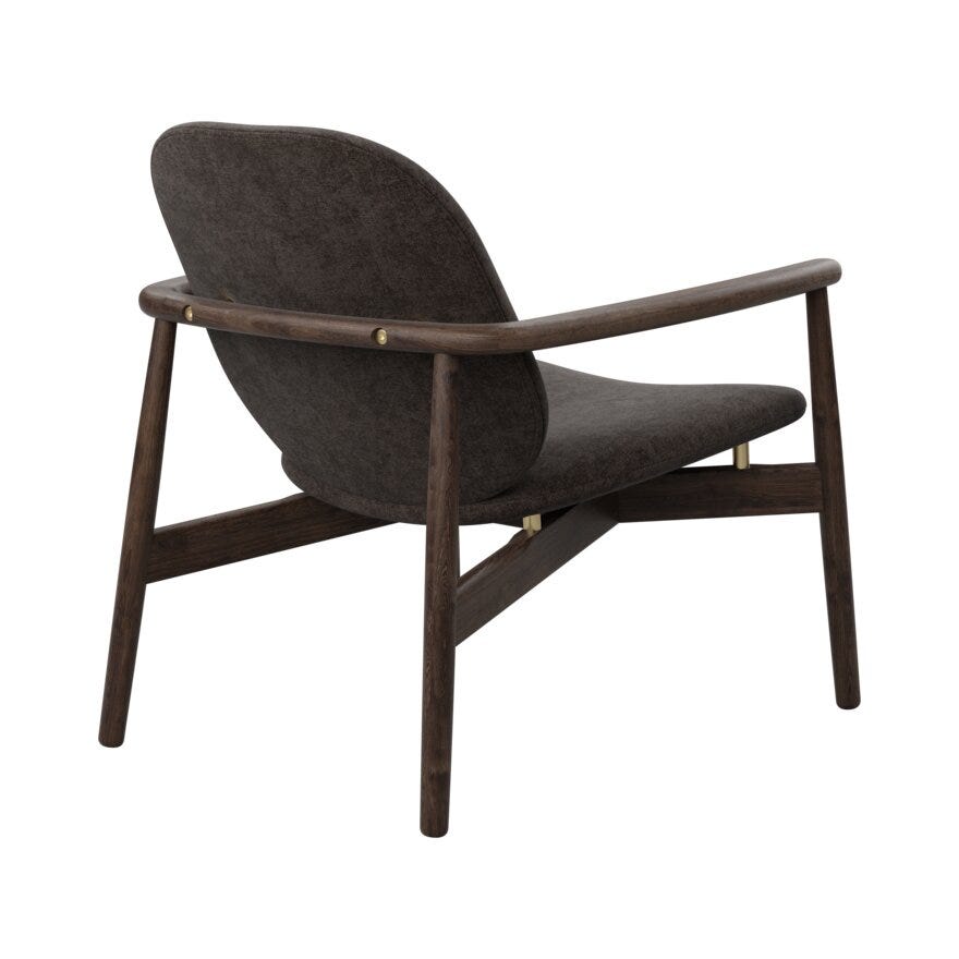 FJELL Loungestol i Brun