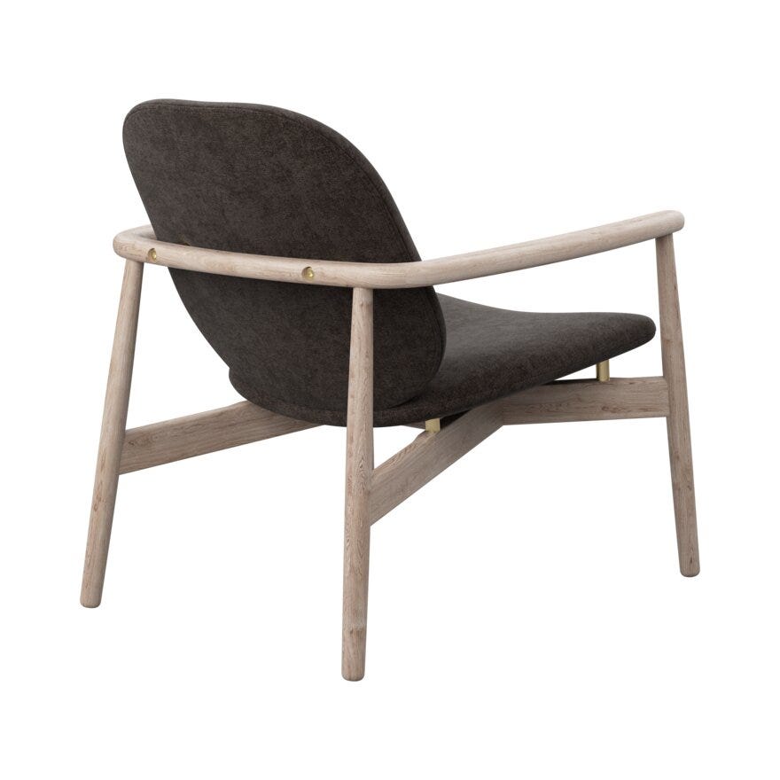 FJELL Loungestol i Brun