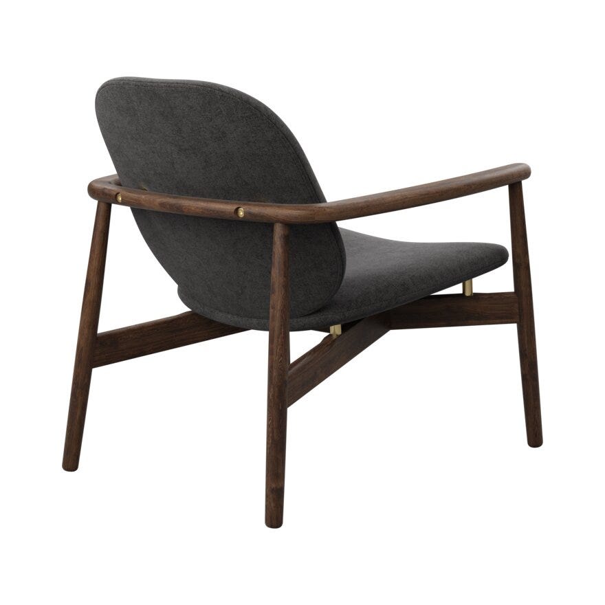 FJELL Loungestol i Grå