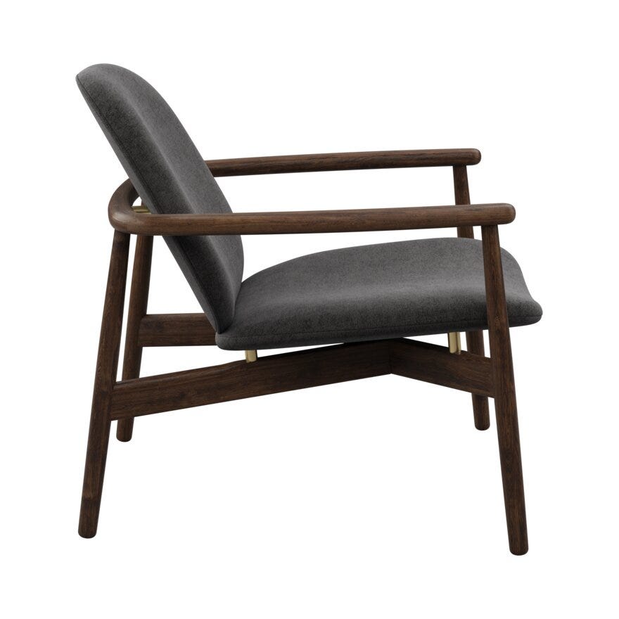 FJELL Loungestol i Grå