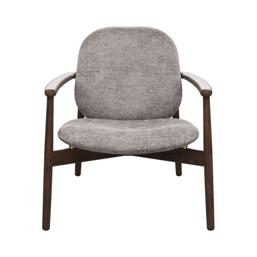FJELL Loungestol i Beige/natur