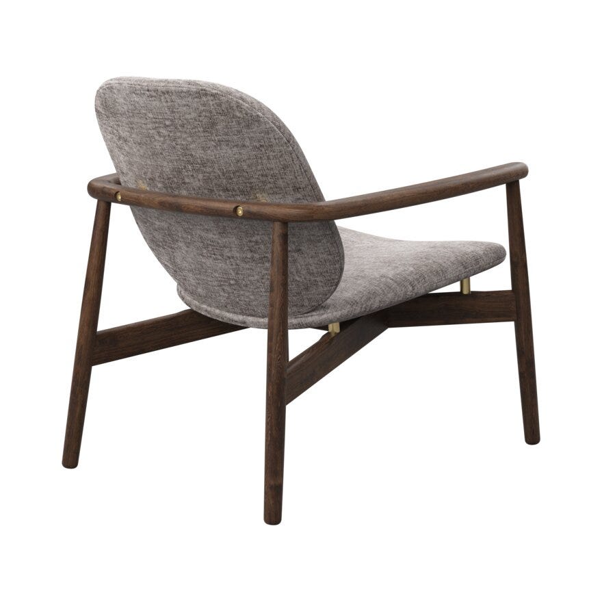 FJELL Loungestol i Beige/natur