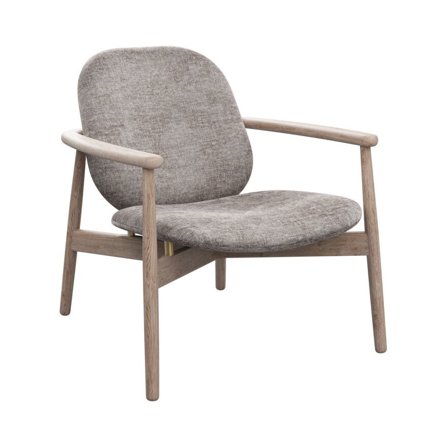 FJELL Loungestol i Beige/natur