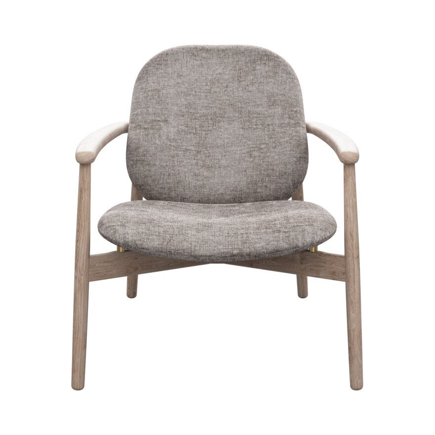 FJELL Loungestol i Beige/natur