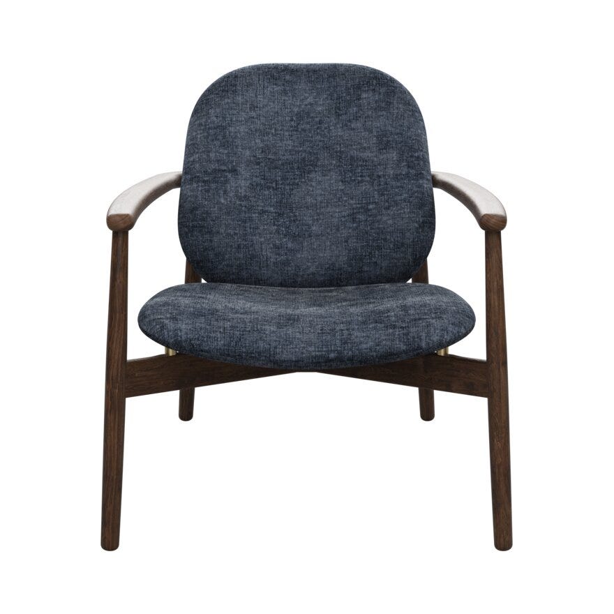 FJELL Loungestol i Blå
