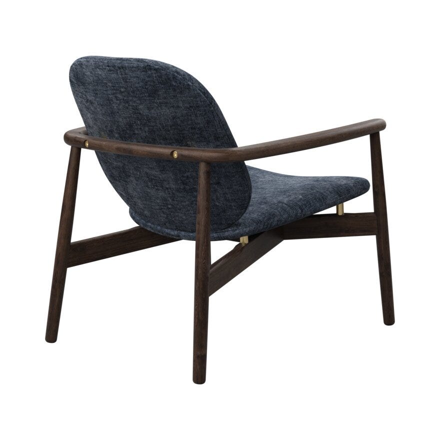 FJELL Loungestol i Blå