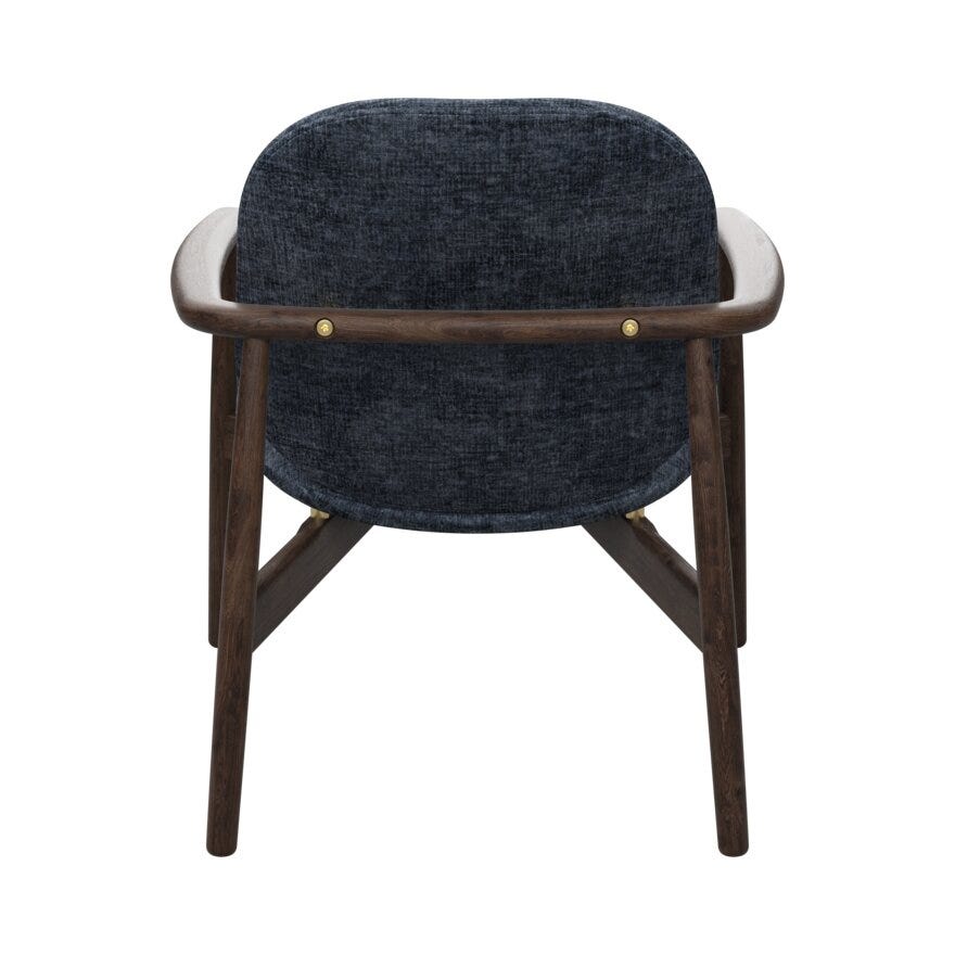 FJELL Loungestol i Blå