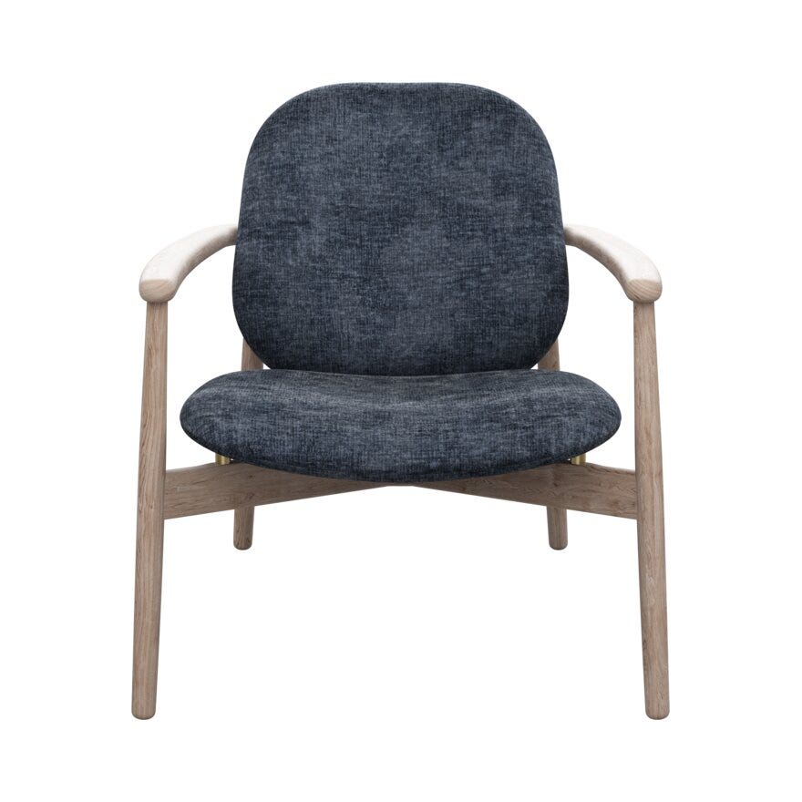 FJELL Loungestol i Blå