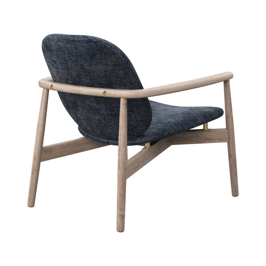 FJELL Loungestol i Blå