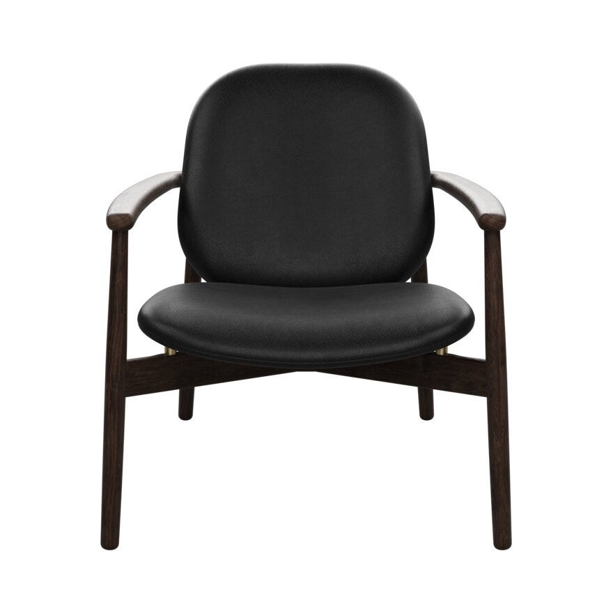 FJELL Loungestol i Svart