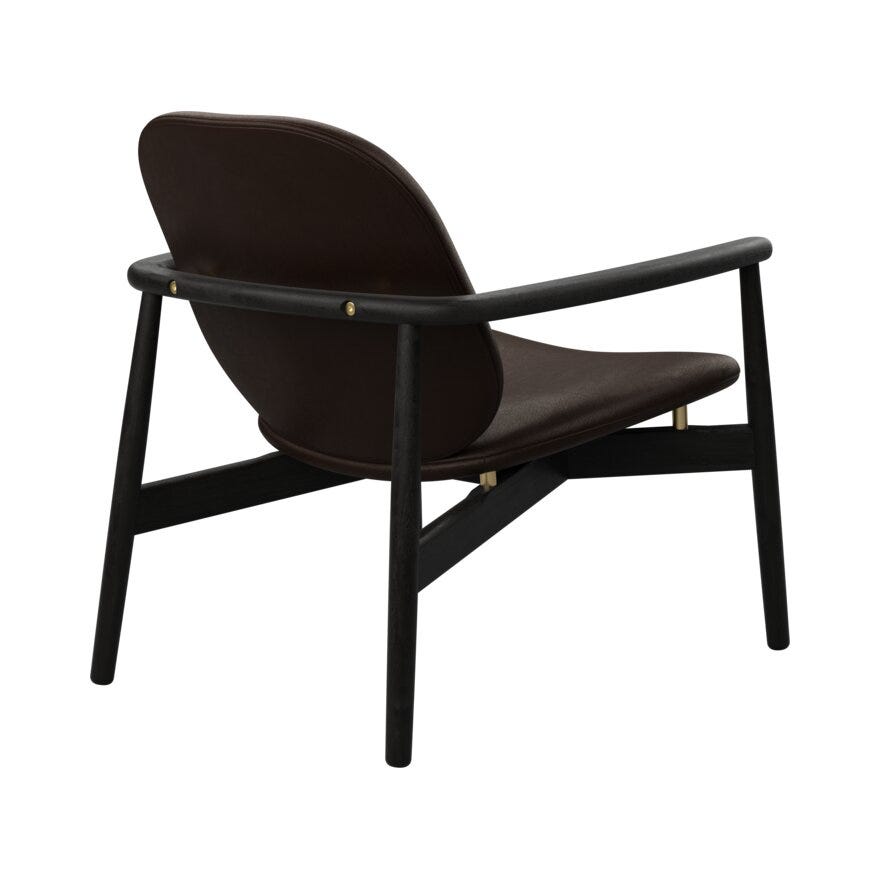 FJELL Loungestol i Brun