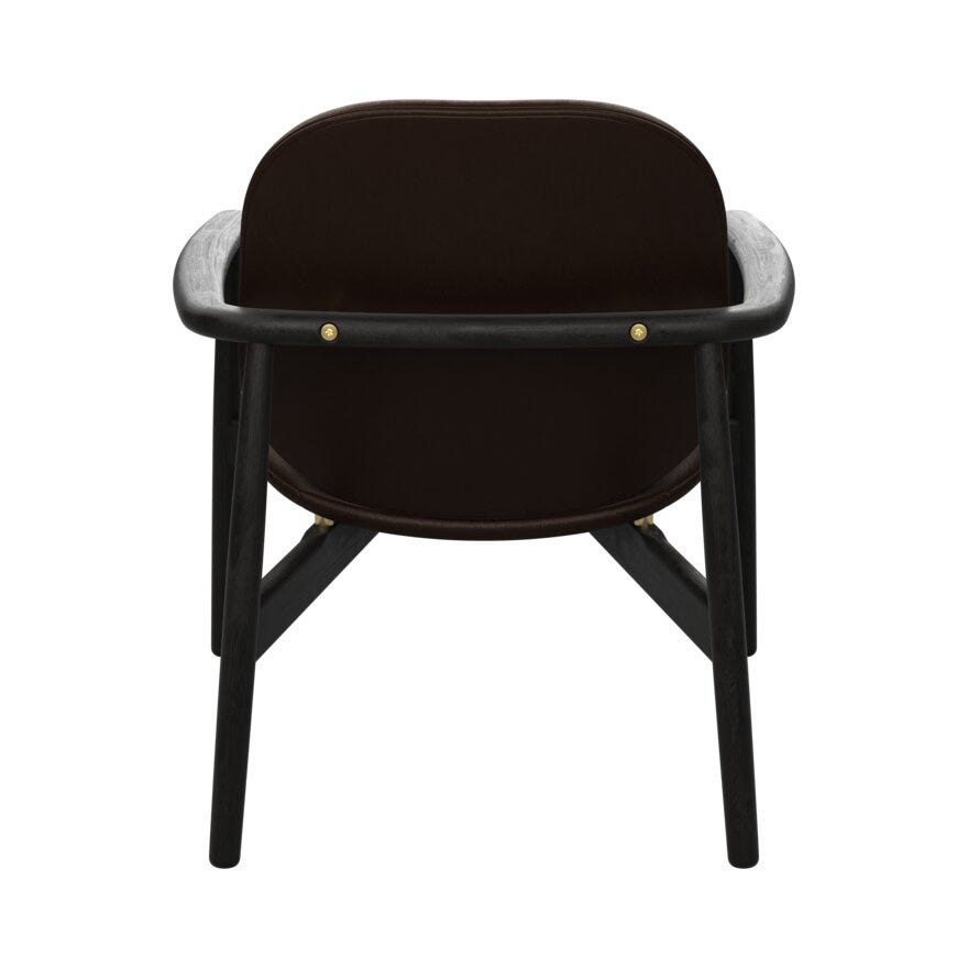 FJELL Loungestol i Brun