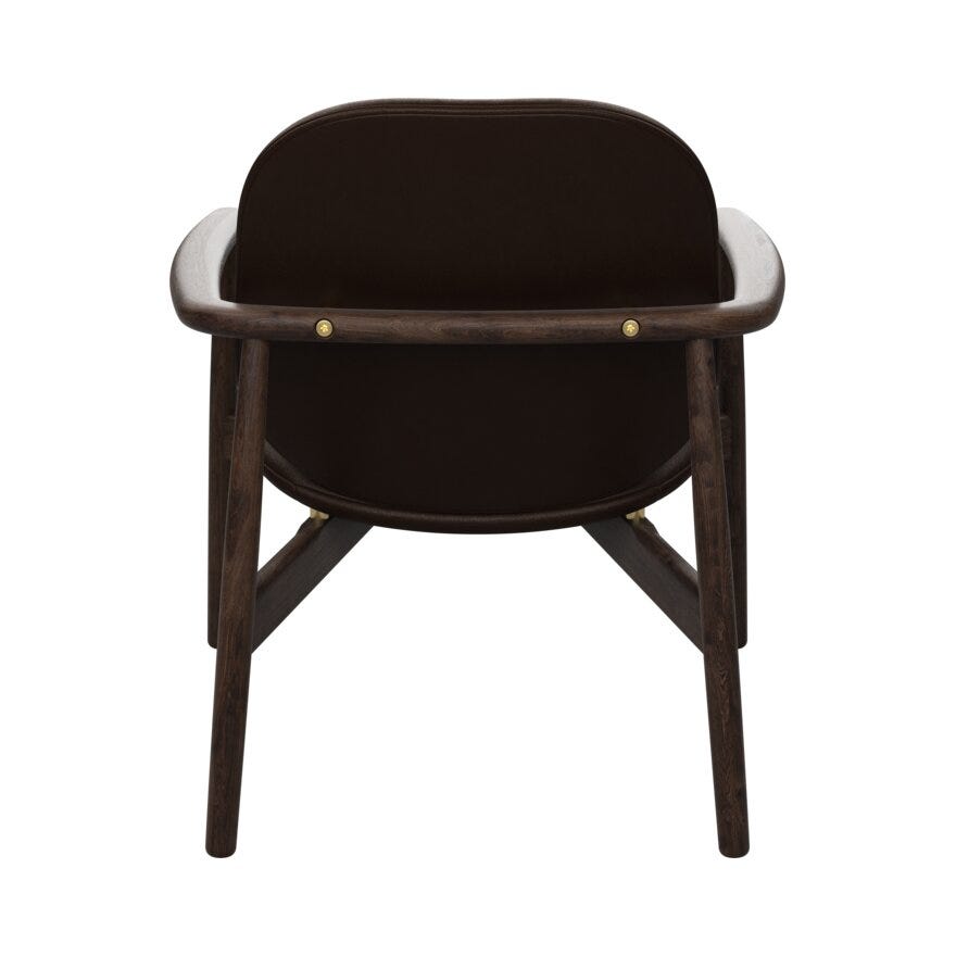 FJELL Loungestol i Brun